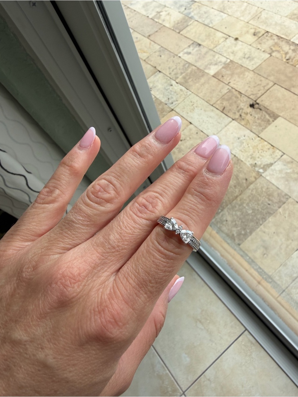 Pandora Bow Double-row Ring